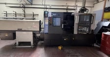 Daewoo Doosan #Lynx-2100LYA, Fanuc 0iTF, 23.6" swing, 8" hydraulic chuck, 2.6" bar, LNS bar feeder, 2021