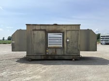 600 KW Caterpillar #3412, diesel generator set, 480 Volts, 3-phase, 890 HP @ 1800 RPM, weatherproof