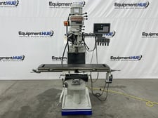 Birmingham #BPV-3949-C, vertical milling machine with digital read out & powere feed, 9" x49" table, 3 HP