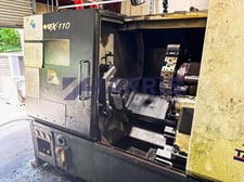 Takisawa #NEX-110, CNC Lathe, 19.4" swing, 25.87" machining length, 15.75" turning diameter, 10" hydraulic