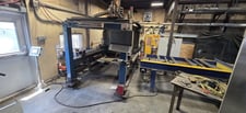 AMTEK #APC1200, CNC Beam Processing System, 1" max. mild steel piercing capacity, 20 HP hydraulic power unit