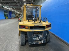 15400 lb. Komatsu #FG70-5, Propane Forklift, 130" lift height, 106" mast, 6x72 forks, Trelleborg tires, 5180