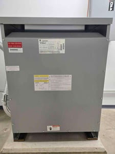 112.5 KVA 480 Primary, 208/120 Secondary General Electric #9T23B3875, Step-Down Transformer, 3 Phase (2
