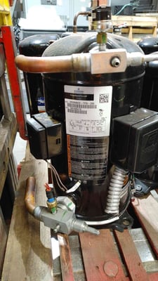 Copeland #ZRD94KCE-TFD-265, Scroll Compressor, 380-460 V., 3PH, AS IS (2 available)