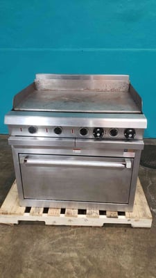 Vulcan #HCR42, 36" Electric Griddle Flat Top Range Oven, 480 V., 3PH