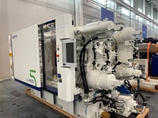 506 Ton, 45.6 oz., Haitian #JUV4500/3450, injection molding machine, 2.75" screw diameter, Keba Control, new