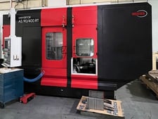 Weisser #Univertor-AS90/400L RT, CNC lathe, 4-Axis, Sinumerik 840D Control, 8" chuck, 2017