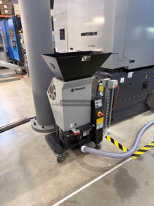 13.5" x 9" Rapid Granulator #150-35, Beside-the-Press Low-Speed Granulator, 3 HP, staggered rotor, 6" rotor
