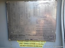 15000/25000 KVA 26400 Delta Primary, 13200Y/7620 Secondary, Moloney, w/LTC