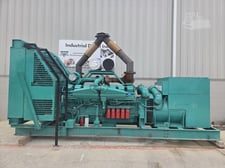 1250 KW Cummins, diesel generator set, 277/480 Volts, 3-phase, KTTA50-GS/GC engine, 506 hours