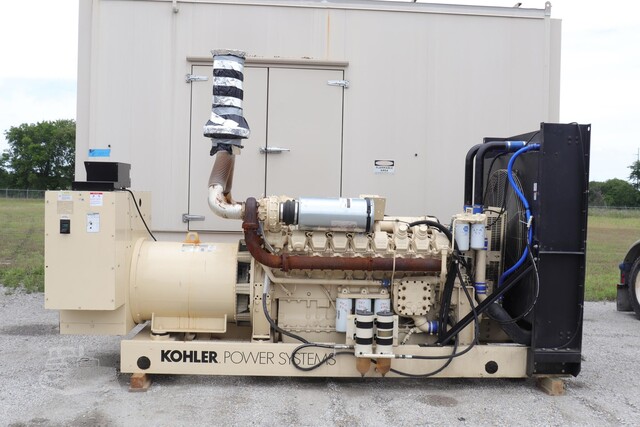 750 KW Kohler #800ROZD4, Diesel Generator Set, 240 Volts, Detroit Diesel 16V2000 engine, 1800 RPM, 3PH, 481