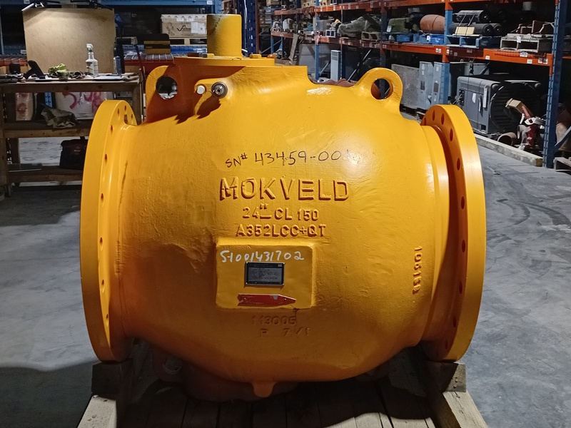24" Mokveld #RZD-REVX, Axial-Flow Control Valve, class 150, 20 barg @ -50&deg;C to 38&deg;C, dual flanged, 2008