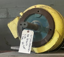 7.5 HP 850 RPM Howell, Frame A324, TENV, BB, 550 V stator, 165 V rotor, C face, no feet, electrically OK