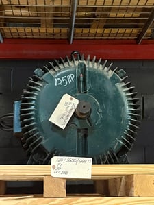 125 HP 3600 RPM Reliance, Frame 444TS, BB, 575 Volts, rblt., electrically OK