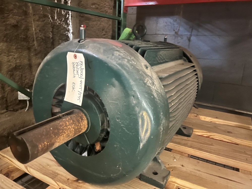 150 HP 1200 RPM Other, Frame 447T, RB, 575 Volts, Rebuilt, electrically OK