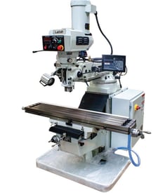 Lagun #FTV-2FE, Vertical Electronic Variable Speed (evs) Knee Mill, 55" x10" table, 5 HP, 55-4250 RPM, 36"