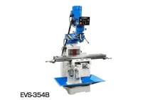Summit #EVS-354B, Vertical Mill, 3 HP, 4300 RPM, 10" x54" table, 22" overarm adj., 1-shot lube, w/ tooling