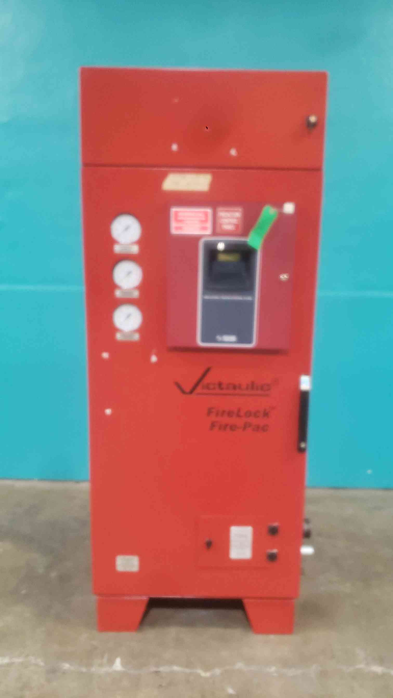 Victaulic FireLock #Fire-Pac, Deluge Cabinet Fire Suppression System, w/ System Sensor PDRP-2001 Panel
