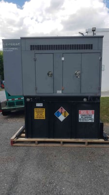 48 KW Generac, Diesel Generator Set, 120/240 Volts, Single Phase, Sound Enclosure, 508 hours
