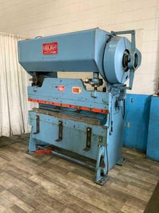 45 Ton, Dreis & Krump #56-A, press brake, 6' overall, 62" between housing, 2" stroke, 6" throat, 1.5 HP, 40