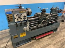 17" x 40" Osama #SJ17006, gap bed engine lathe, 10" swing over cross slide, 3-jaw 10" chuck, 5 HP, foot