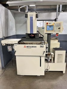 Mitsubishi #EA8, Ram Type Electrical Discharge Machine Sinker, C-Axis, electromagnetic chuck, tool changer