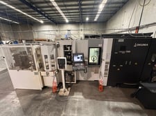 Okuma #MB-4000H, Horizontal Machining Center, 22" X/Y, 24.6" Z, 15.75" x 15.75" pallet, 35 HP, 15000 RPM, 218