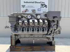 2500 HP MTU #12V4000, diesel engine, 1960 RPM, rblt.