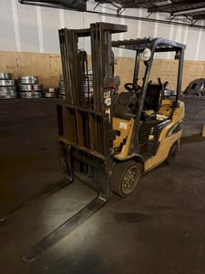 5,000 lb. Caterpillar #C-5000, propane forklift