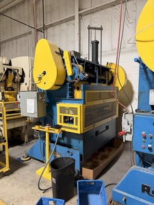 60 Ton, Rousselle #6B76-3, straight side double crank stamping press