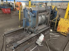 1" x .117" Wean, motorized scrap winder coiler