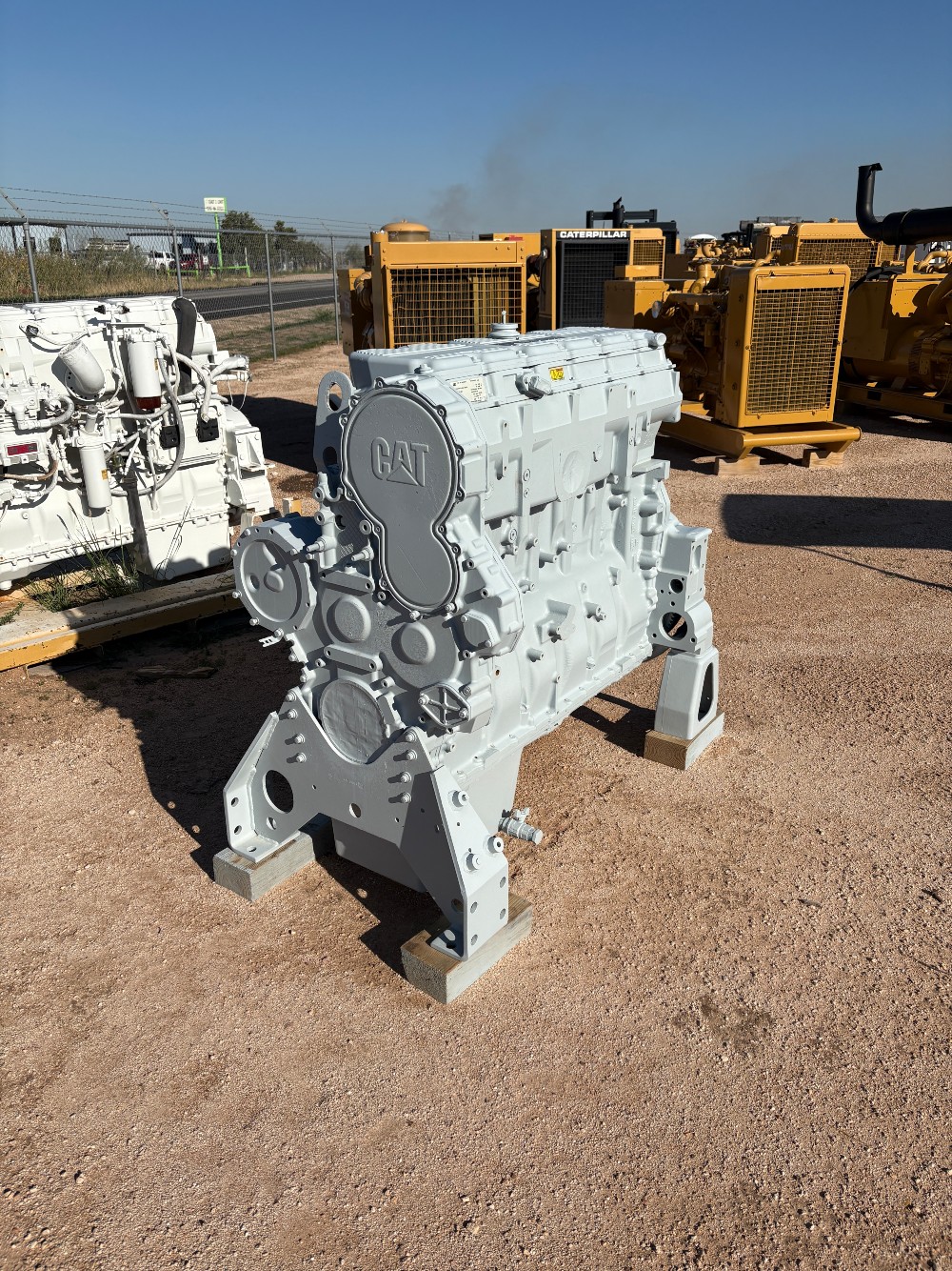 Caterpillar #C-18, long block diesel engine