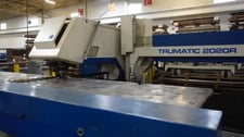 22 Ton, Trumpf #TruPunch-2020, CNC turret punch, 100" X, 50" Y, 1/4" thickness, 3" punch diameter, 420 SPM