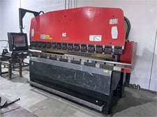 100 Ton, Amada #RG-100, hydraulic press brake, 10.2'OA, 100.39" between housing, 3.94" stroke, 15.75" throat