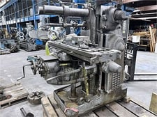 Kearney & Trecker #2CH, plain horizontal mill, 12" x 50" table, #50 taper, 25-1500 RPM, 5 HP, vise, overarm &