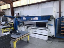 144 Ton, Trumpf #TrumaBend-V1300, CNC press brake, 10.6'OA, 8.64" stroke, 16.5" throat, 20.5" open, 20 HP