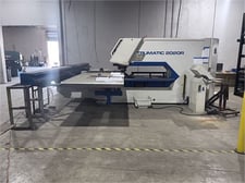 20 Ton, Trumpf #2020R, CNC turret punch, 100" x 50" sheet, 19 stations, 330 lb. sheet, 3600 IPM X, 2400 IPM