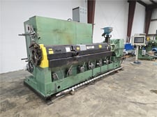4.5" Davis Standard #45IN45, extruder, 32:1 L/D, 300 HP Marathon AC motor, vented air cooled barrel, 6