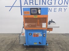 6" RDN Intellicut #3618, traveling chop saw, 12" blade, 3" H x 6" width capacity, 3 HP, 3450 RPM, 24" table
