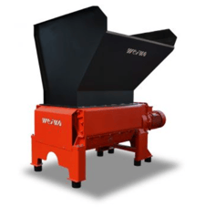 Weima #ZM-40, quad shaft shredder, 51" x 55.1" hopper, 30" x 27.6" cutting chamber, (2) 30 HP, 30" rotor, 25