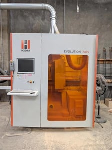 Holz-Her #Evolution-7405, CNC vertical machining center, 126" X, 36" Y, 2.8" thickness, 9 HP router, 18,000