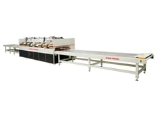 Cam-Wood #PT-420HFX, high frequency feed thru g, 4' x 20', 49" width x 240" L, 2" thickness, 110 KVA, 90 KW