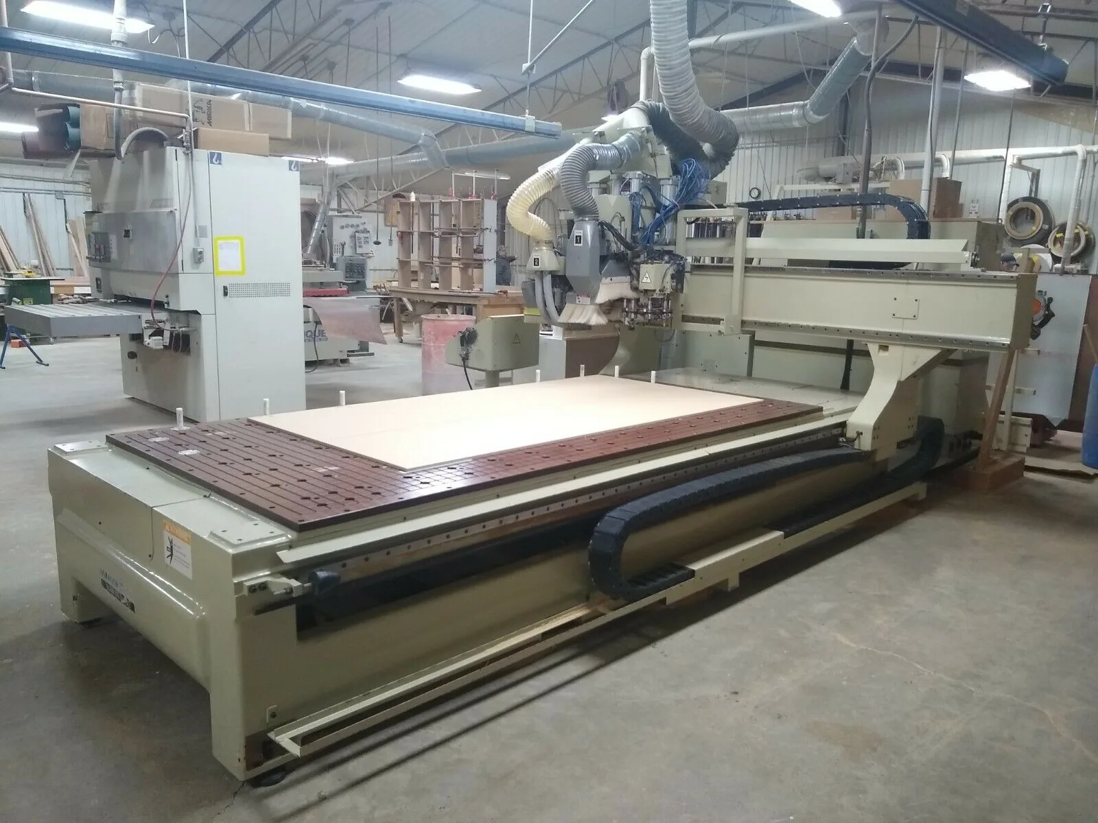 Anderson #Stratos-SUP, CNC Router, 8" Z, 120" x 60" table, 10 HP, 18,000 RPM, 8-carousel style ATC, 9 HP