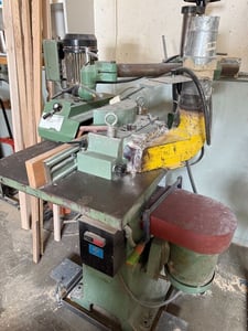 Northfield, Heavy-Duty Single Spindle Shaper, 1 HP feeder, Maggi Steff 2048 power feeder, 8 forward/reverse
