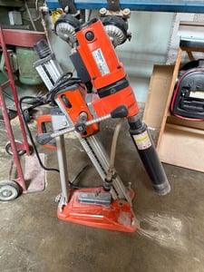 Husqvarna #DMS-180, Diamond Core Drilling Rig, 2.4 HP, 6" max. core diameter