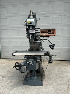 Republic-Lagun #FT-1, vertical mill, 9" x42" table, 2 HP, 28" X, 16" Y, 5" quill, 55-2940 RPM, R-8, 220/440