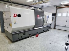 Haas #ST-40, CNC lathe, 34.5" swing, 15" chuck, 4" bar, 25.5" diameter, 44" length, 40 HP, 2400 RPM, 12 tool