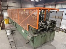 12 Stand, Bradbury #425, purlin rollforming line, 3-1/2" spindle diameter, 60 HP, 200 FPM, digital read out