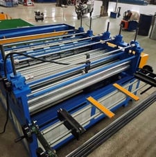 60" x .079" Taiyuan Huaye, Multi Blanking Line with Recoiler, 30000 lb., 15 ton, 20" ID, 70.8" outside