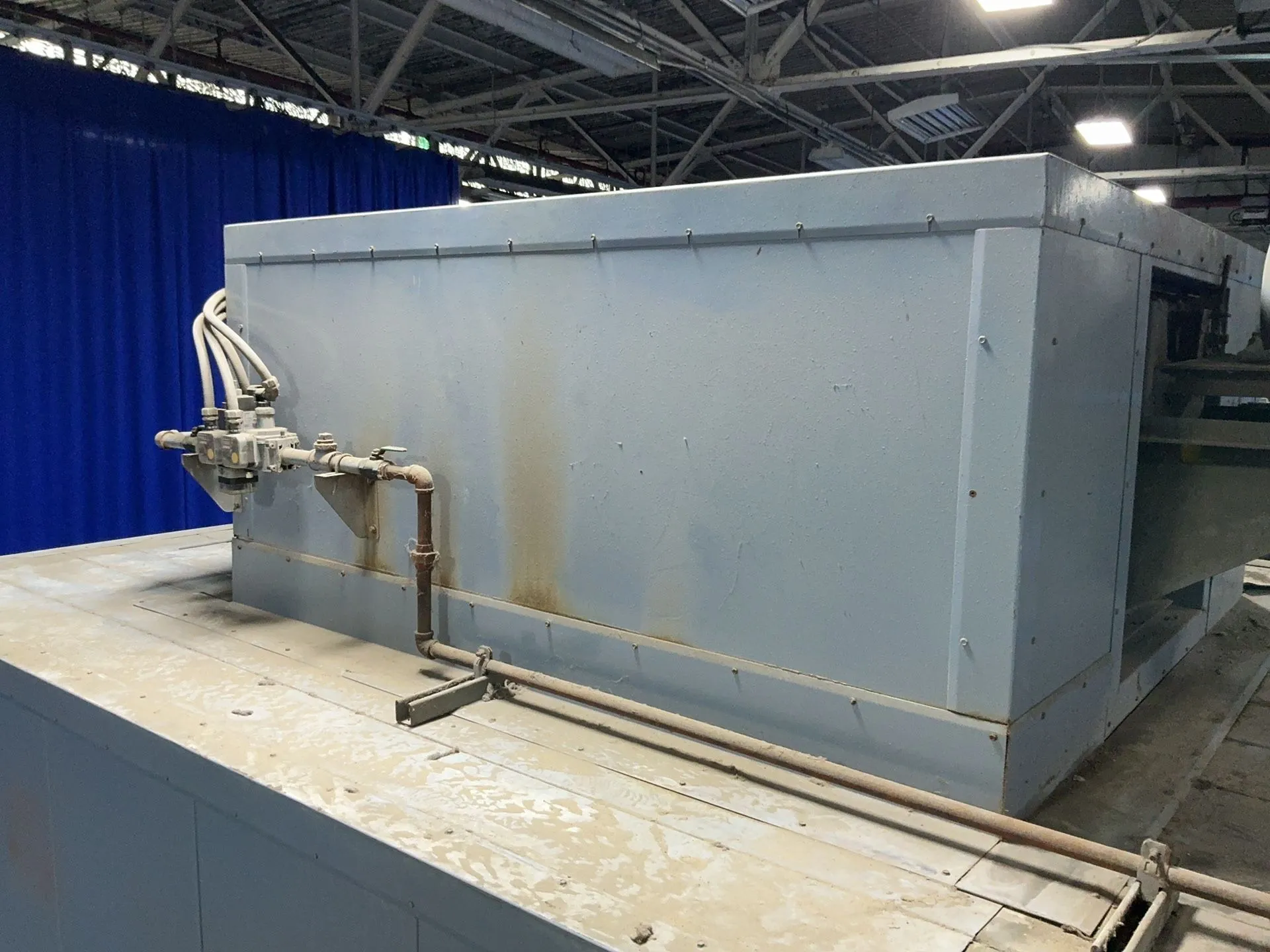 145" x 96" x 100" Lewco #NS-WIT05FD-96-144-96, batch oven, 500°F max. temperature, 1,000,000 BTU, 1000 CFH @